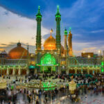 حرم حضرت معصومه (س) در شب میلاد امام علی (ع)