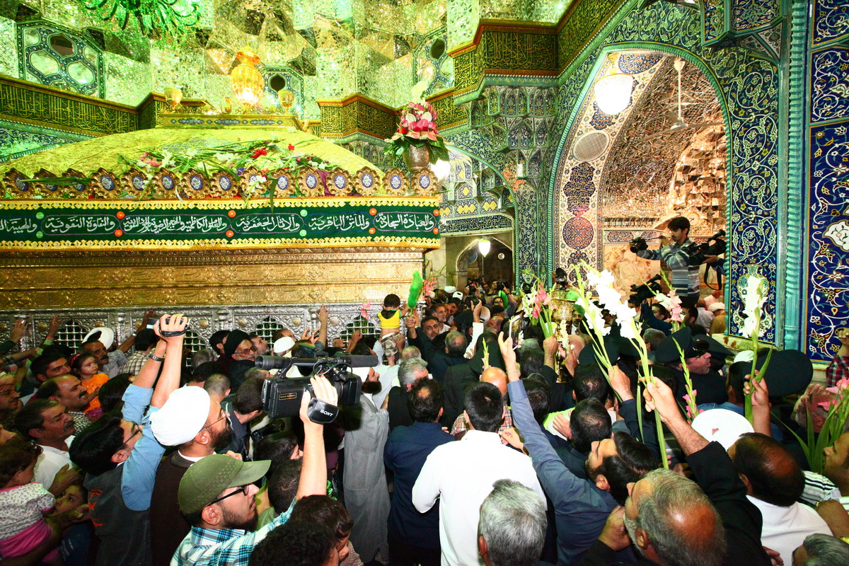 تصاویر قدیمی از مراسم ولادت حضرت فاطمه معصومه سلام الله علیها دهه1390