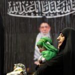 آیینِ اشک و عشق؛مادران و شیرخوارگان حسینی در حرم حضرت معصومه (س)