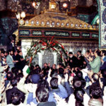 تصاویری از مراسم جشن ولادت حضرت فاطمه معصومه سلام الله علیها در دهه ۱۳۷۰ شمسی
