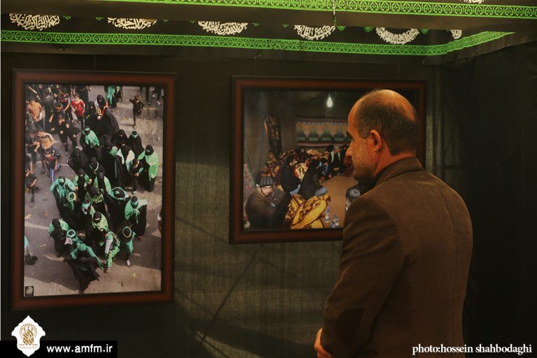 گزارش تصویری:نمایشگاه واقعه نگاری اربعین در صحن جامع فاطمی