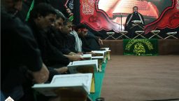 گزارش تصویری: محفل انس با قرآن در موکب آستان مقدس