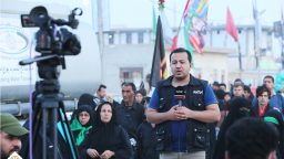 گزارش تصویری: حضور اصحاب رسانه در قرارگاه رسانه ای اربعین موکب آستان مقدس