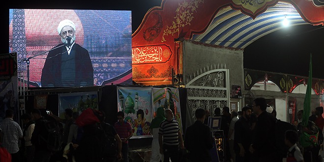 دو تلویزیون شهری در موکب آستان مقدس کریمه اهل بیت(س) نصب شد+تصاویر