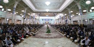 تصاویر اولین روز از آیین ترتیل خوانی در شبستان امام خمینی