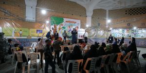 فعالیت غرفه کودک و نوجوان در نمایشگاه نوروزی آستان مقدس+تصاویر