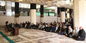 دیدار ۱۲۰ مسلمان اروپایی با تولیت آستان حضرت معصومه(س)