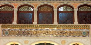 هنرهای معماری محراب جدید شبستان امام خمینی(ره)