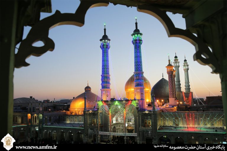 گزارش تصویری: شب میلاد امام حسین(ع) در حرم بانوی کرامت