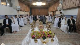 جشن ازدواج ۳۰ زوج دانشجو در آستان مقدس کریمه اهل‌بیت(س) برگزار شد