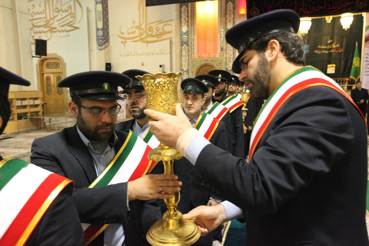 گزارش تصویری: خطبه خوانی خادمان حرم بانوی کرامت