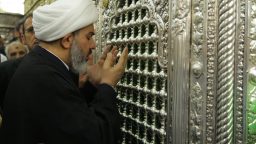 تولیت حرم سامراء به حرم بانوی کرامت مشرف شد +تصاویر