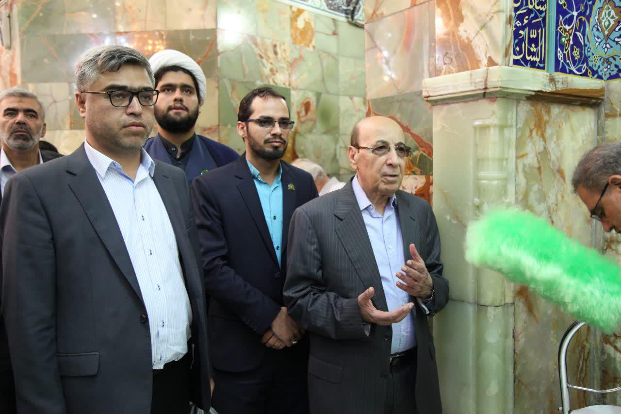 تولیت حرم حضرت زینب(س) در حرم کریمه اهل بیت(س) حضور یافت+تصاویر