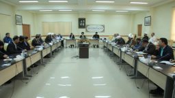 جلسه شورای فرهنگ عمومی استان قم در ساختمان اداری حرم مطهر کریمه اهل بیت(س) برگزار شد