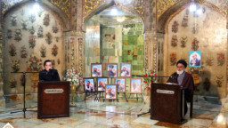 برگزاری مراسم بزرگداشت شهید محسن فخری‌زاده در حرم حضرت معصومه(س) +تصاویر