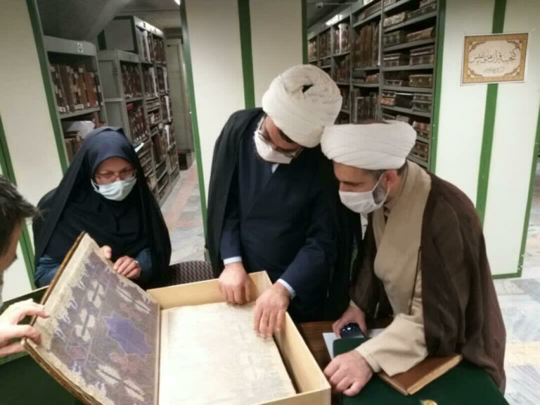 گزارشی از دستاوردهای سفر مسؤولان آستان قم به مشهد مقدس +تصاویر
