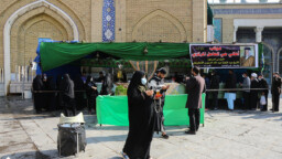 برپایی ۵ ایستگاه صلواتی به مناسبت عید سعید غدیر در حرم بانوی کرامت