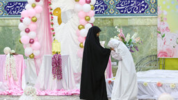 جشن تکلیف ۴۵۰ دختر نومکلف در حرم حضرت معصومه(س) برگزار شد+تصاویر