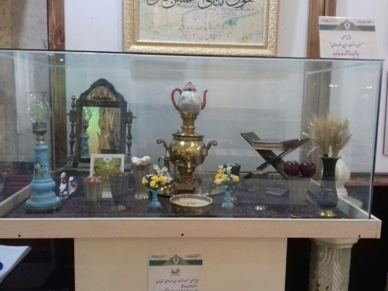 نمایش سفره هفت سین قاجاری در گنجواره فصلی موزه فاطمی