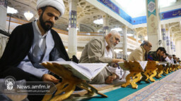 ترتیل خوانی قرآن کریم در بیست و پنجمین روز از ماه مبارک رمضان