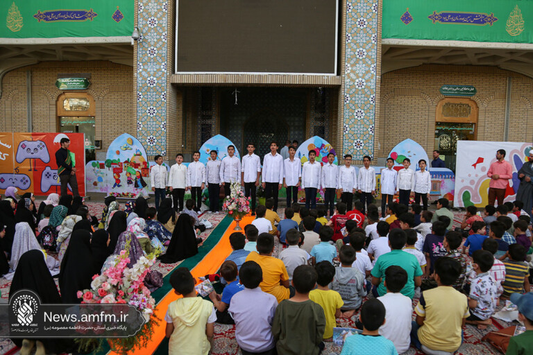 جشن بزرگ «کودکان علوی» در حرم بانوی کرامت برگزار شد+تصاویر