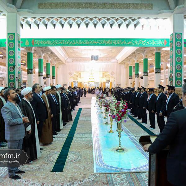 خطبه‌خوانی خدام حرم قم به مناسب عید غدیر برگزار شد