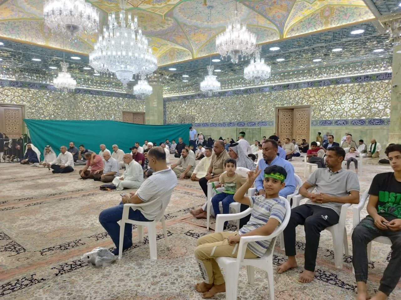 برگزاری جشن عید غدیر به زبان‌های عربی و اردو در حرم حضرت معصومه(س) +تصاویر
