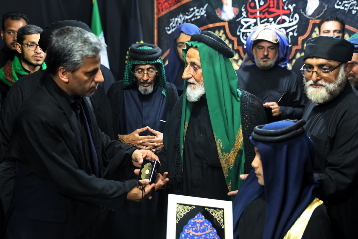 حضور نمایندگان مواکب عراقی در موکب آستان مقدس حضرت معصومه(س)+تصاویر