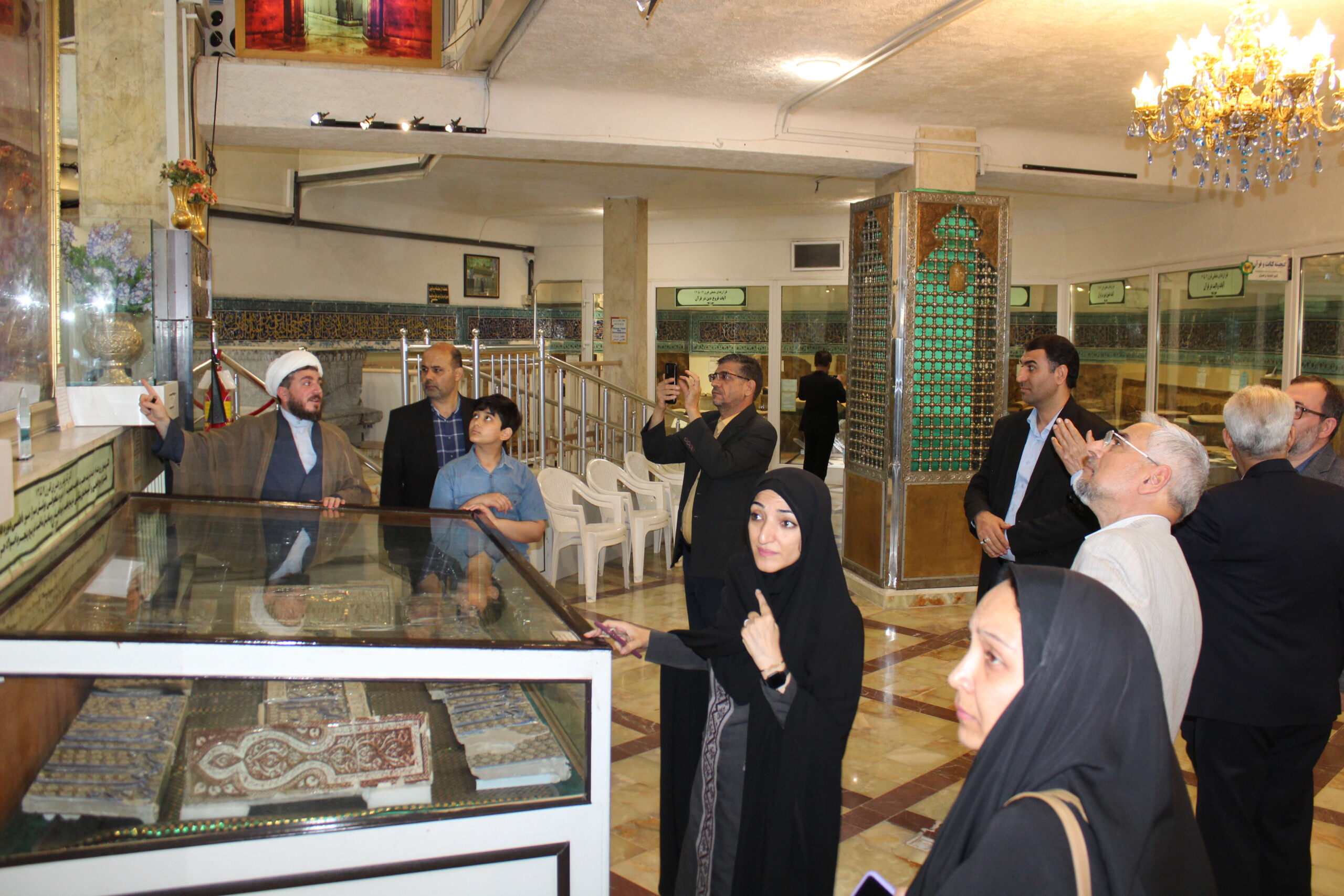  اعضای «مکتا» از موزه حرم حضرت معصومه(س) بازدید کردند