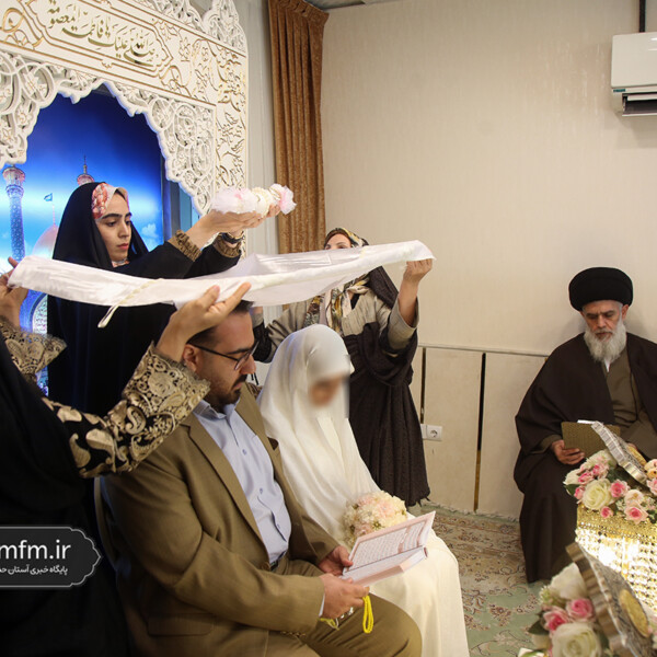 ازدواج ۳۲۵ زوج جوان در حرم حضرت فاطمه معصومه(س)