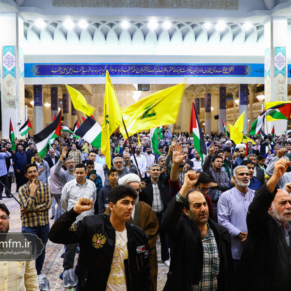 تجمع امت حزب الله قم در محکومیت جنایات اخیر رژیم کودک‌کش صهیونیستی