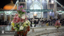 گل آرایی حرم مطهر حضرت معصومه (س) به مناسبت عید سعید فطر