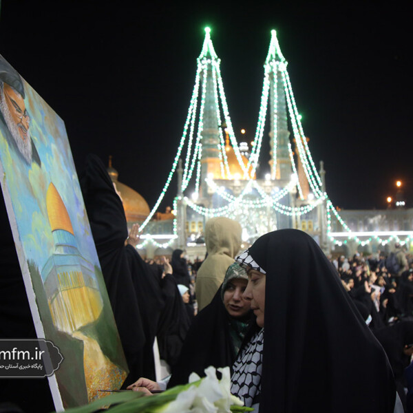 هنرمندان قمی پای کار جبهه مقاومت