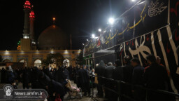 پذیرایی موکب‌ها از زائران و عزاداران فاطمی در حرم بانوی کرامت