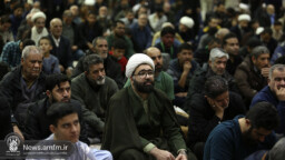 بزرگداشت شهدای اغتشاشات در حرم بانوی کرامت