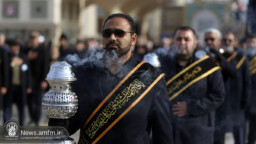 برپایی دسته عزای خادمان حرم بانوی کرامت در سالروز شهادت امام جواد(ع)