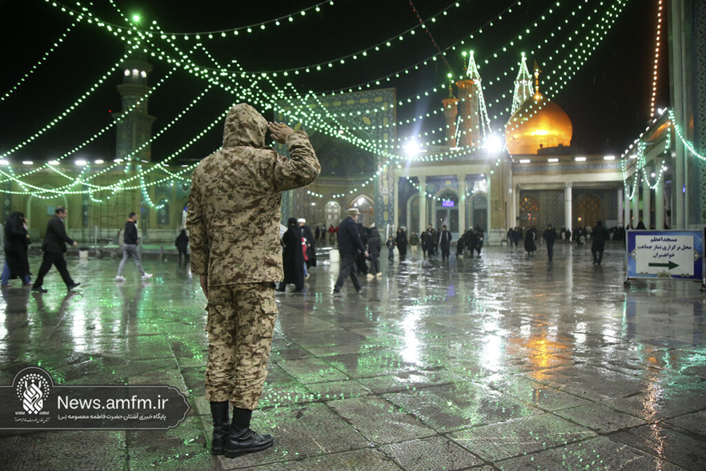 حرم مطهر حضرت معصومه(س) در هفته گذشته