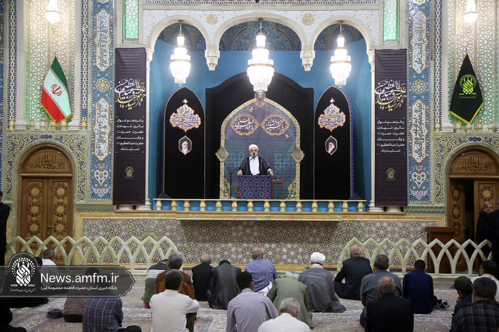 عزاداری حضرت عبدالعظیم و حمزه سیدالشهدا علیهماالسلام در حرم بانوی کرامت