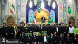حس و حال خادمان اعتاب مقدس ایران در آیین خطبه‌خوانی حرم بانوی کرامت