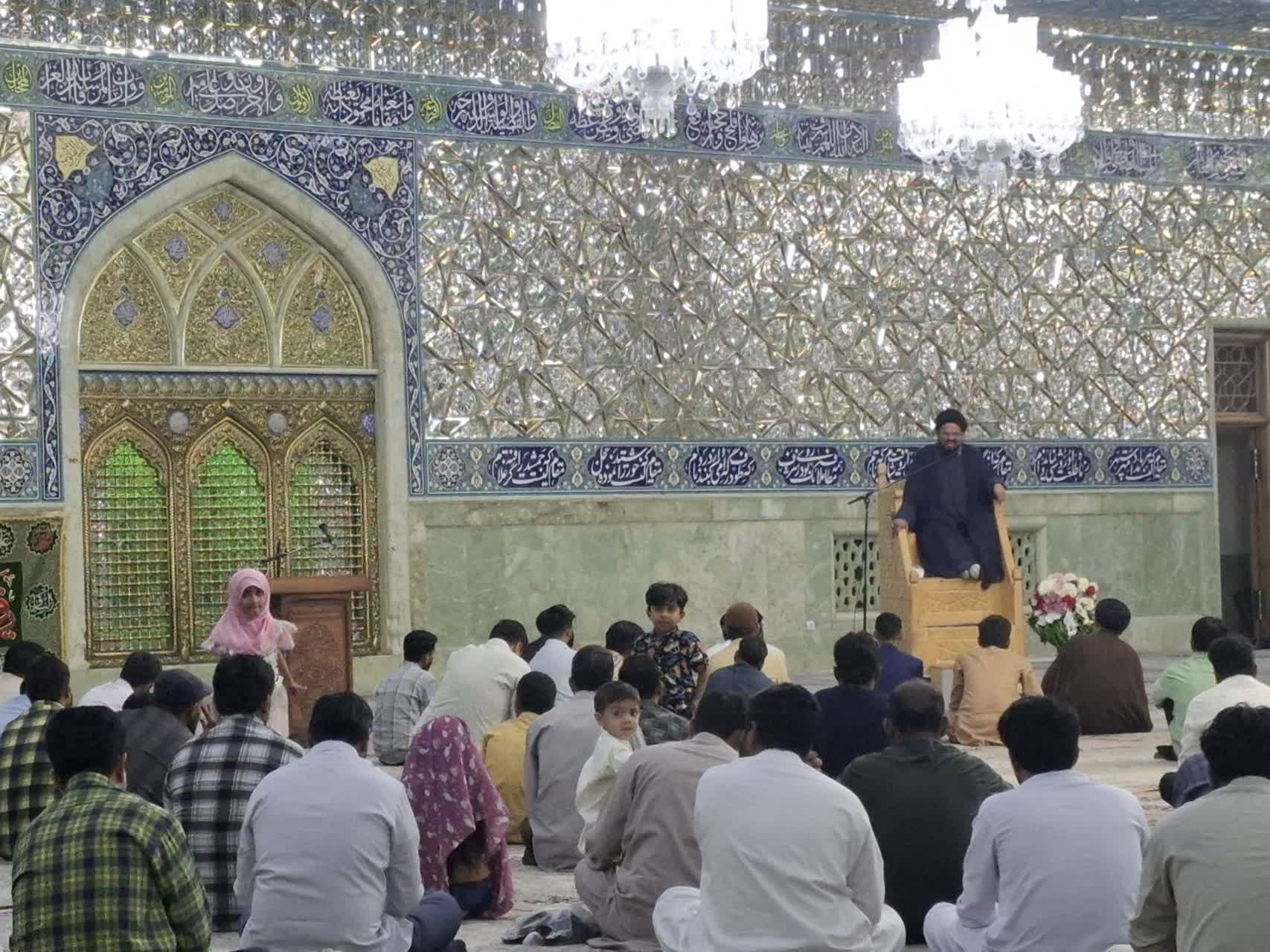 جشن بزرگداشت میلاد بانوی کرامت به زبان اردو در حرم مطهر قم برگزار شد