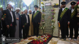 آئین خطبه‌خوانی معلمان و گرامیداشت شهید آیت الله مطهری در حرم بانوی کرامت