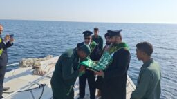 عطر حرم مطهر بانوی کرامت به آبهای نیلگون خلیج‌فارس رسید