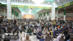 مراسم گرامیداشت درگذشتگان حادثه بندر شهید رجایی در حرم بانوی کرامت