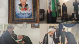  تجلیل سفیران کریمه از خانواده چهار شهید دهدشت