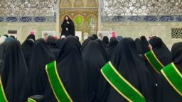 عهد خواهری دختران جوان با حضرت فاطمه معصومه(س)