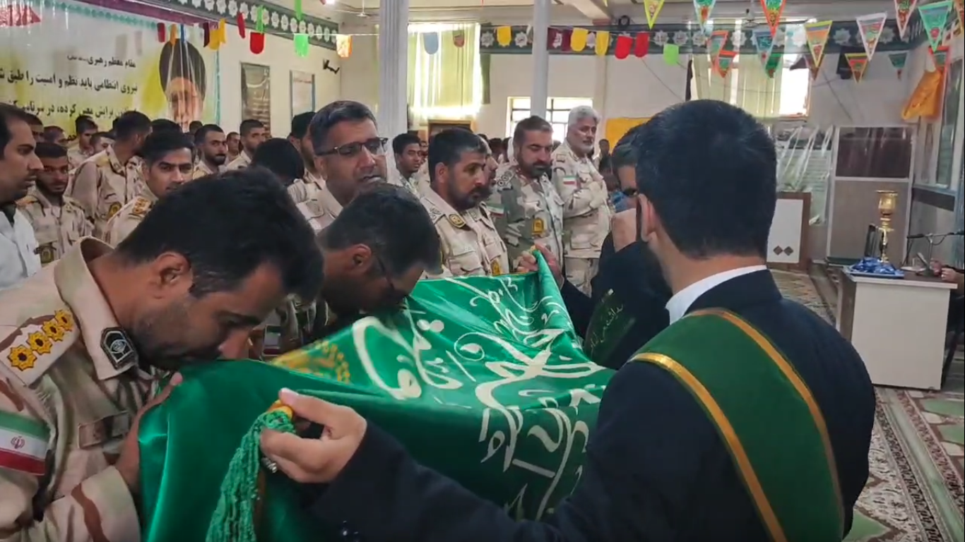 پیچیدن عطر حرم حضرت فاطمه معصومه(س) در هنگ مرزی زاهدان