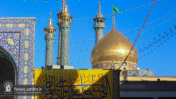 جلوه‌هایی از نام امام رضا (ع)در حرم حضرت فاطمه معصومه (س)