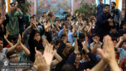 نوجوانان فاطمی میلاد امام رئوف را در حرم اخت الرضا(س) جشن گرفتند