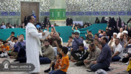 محفل مولودی‌خوانی عرب‌زبانان مقیم قم در شب میلاد امام رضا(ع)