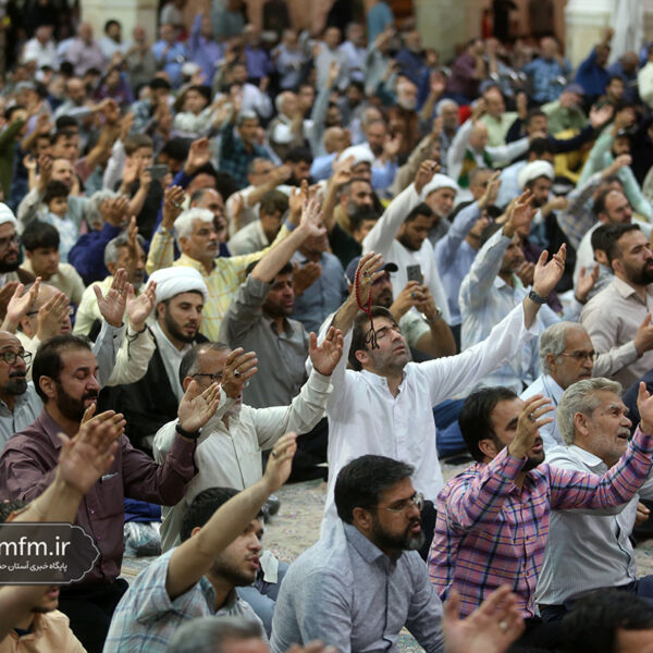 جشن شب میلاد امام رئوف در حرم بانوی کرامت
